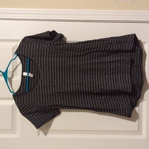 Black and Gray striped t-shirt